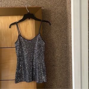 Express Glitter Sequin Tank Top, XS, Brand New with Tags